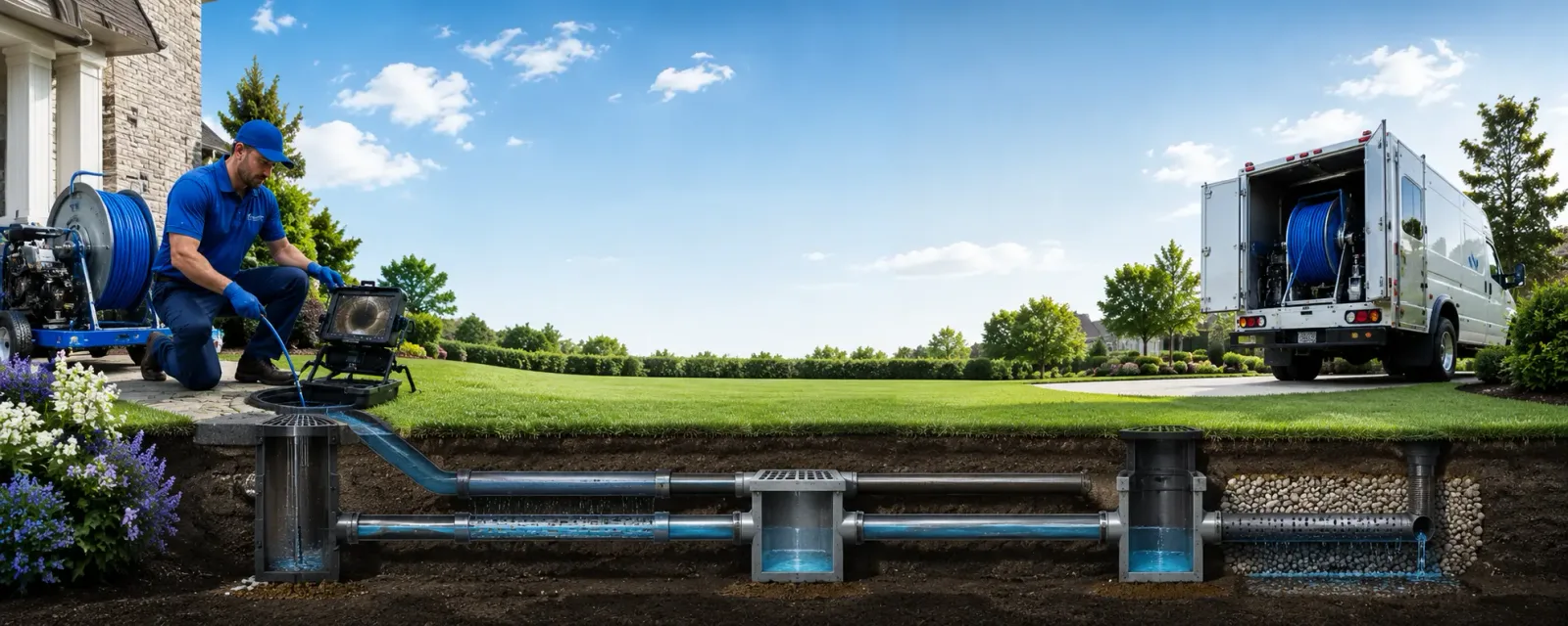 Outdoor drain cleaning information for Santaquin, UT